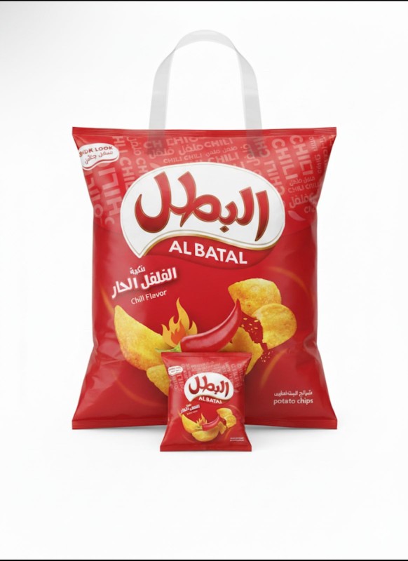 شيبس البطل 12 غم مشكل 1*5 شنته*20 كيس