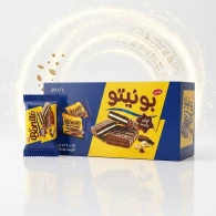 بسكويت بونيتو مغطس بالشوكولاته 18غم * 24حبه * 12 بكيت