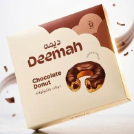 ديمه دونات كيك شوكلاته 40غم 1*12 باكيت*12حبه*150فلس