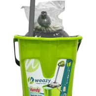 سطل مسح ويزي هاندي مع عصارة طقم 1*8 طقم
